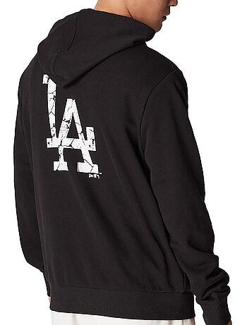 Sweatshirt New Era Los Angeles Dodgers Preto para Homem