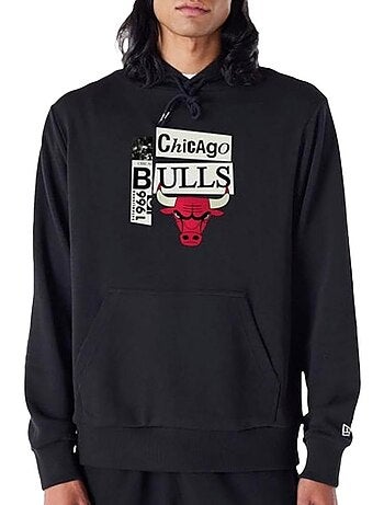 Sweatshirt New Era Newspaper Preto para Homem