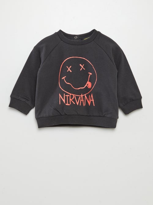 Sweatshirt 'Nirvana' em moletão - Kiabi