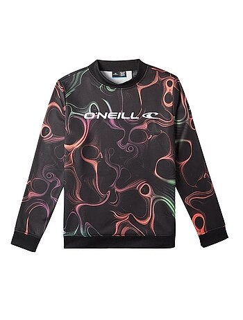 Sweatshirt O'Neill Rutile para Rapaz Preto/Laranja