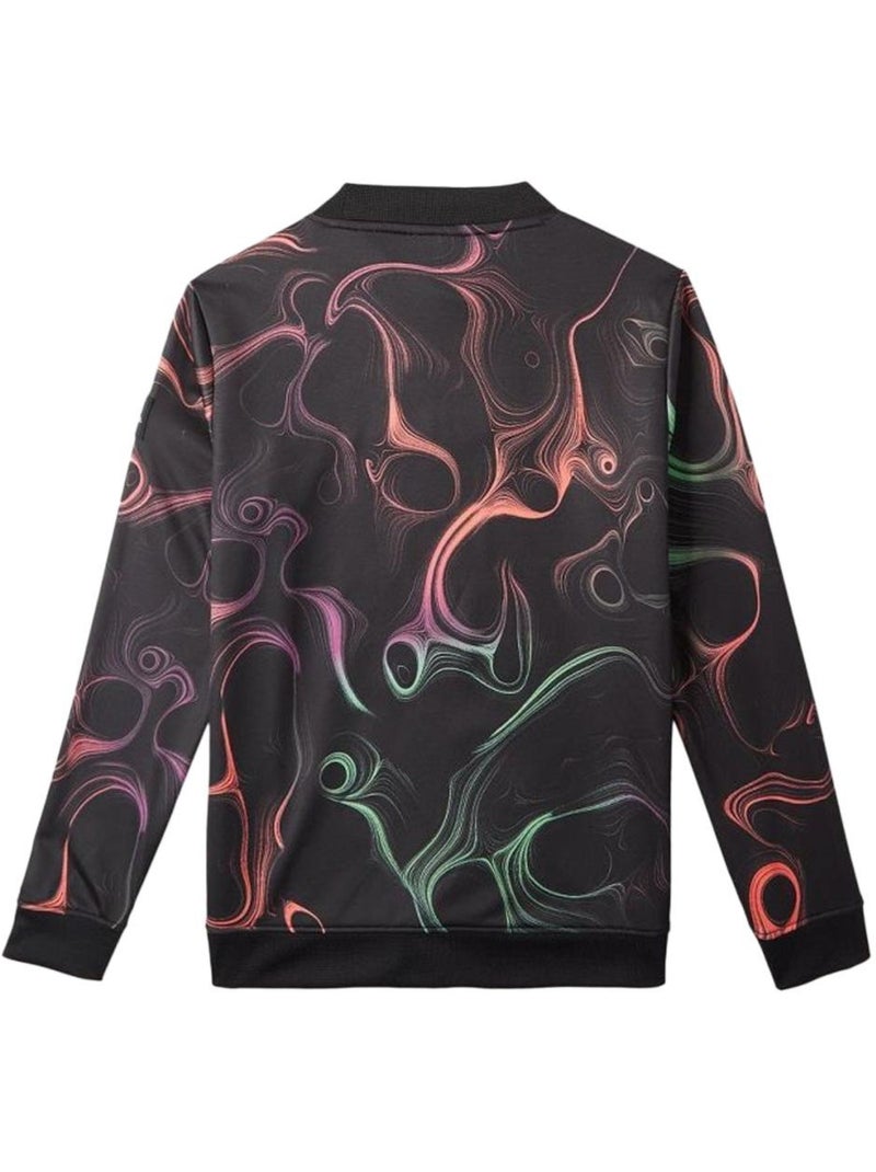 Sweatshirt O'Neill Rutile para Rapaz Preto/Laranja Preto - Kiabi
