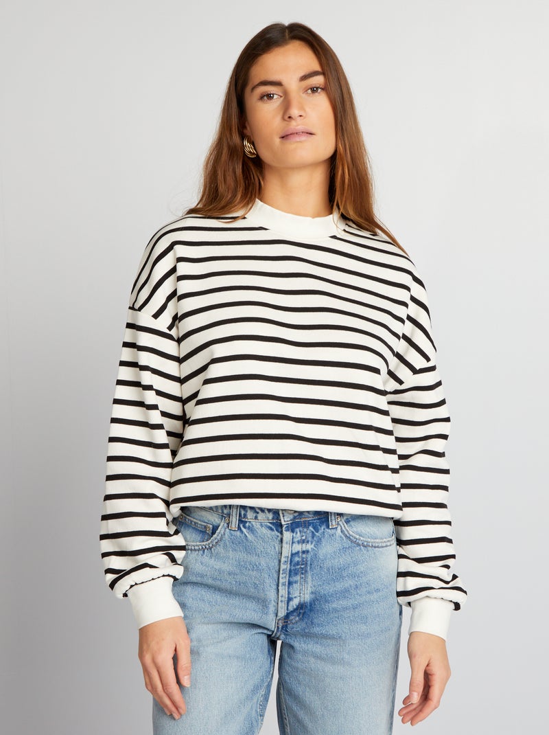 Sweatshirt oversize AZUL - Kiabi