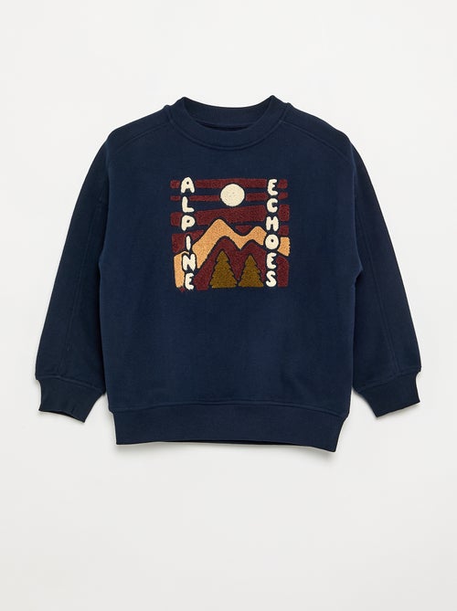 Sweatshirt oversize estampada - Kiabi