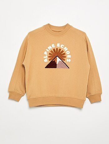 Sweatshirt oversize estampada