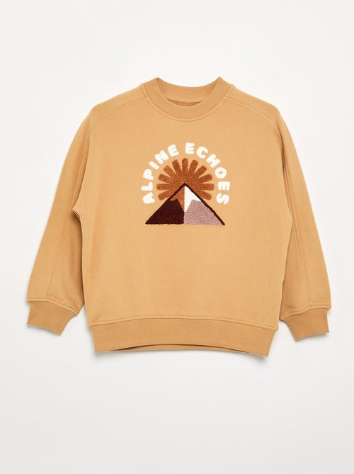 Sweatshirt oversize estampada - Kiabi