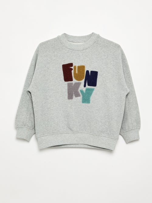 Sweatshirt oversize estampada - Kiabi