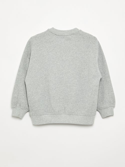 Sweatshirt oversize estampada - Kiabi