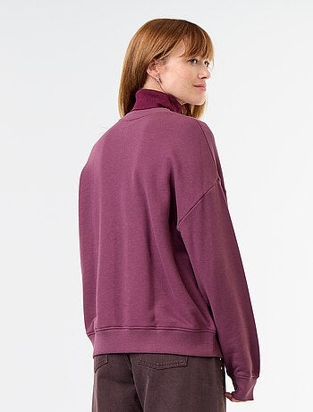 Sweatshirt oversize estampada