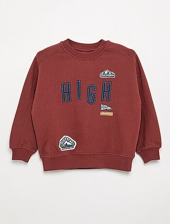 Sweatshirt oversize estampada
