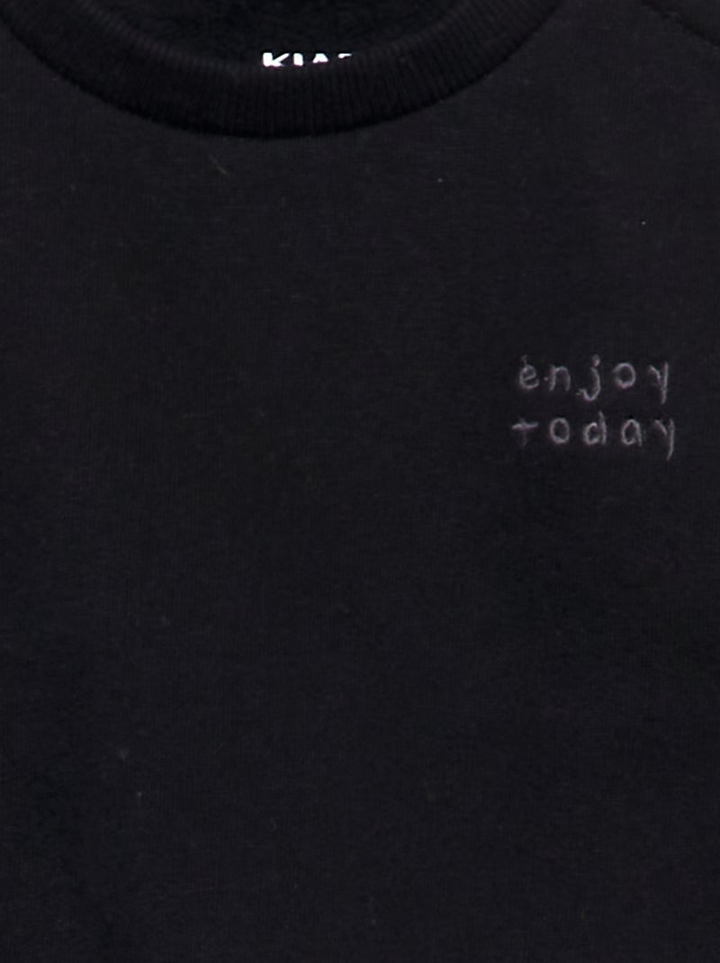 Sweatshirt oversize lisa PRETO - Kiabi