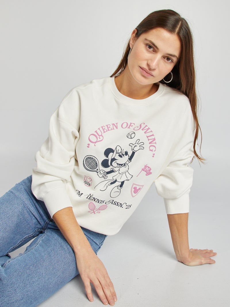 Sweatshirt oversize 'Minnie' BRANCO - Kiabi