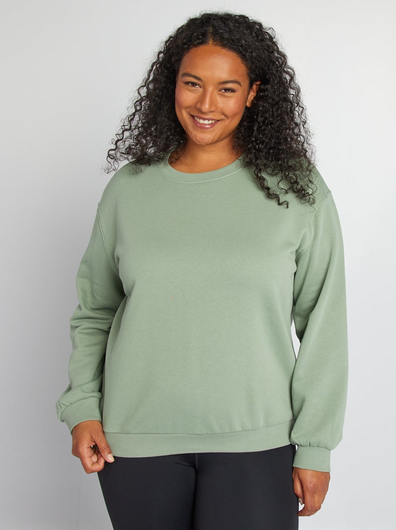Sweatshirt oversize VERDE - Kiabi