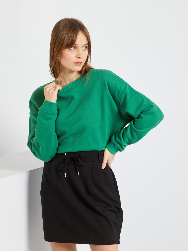 Sweatshirt oversize Verde - Kiabi