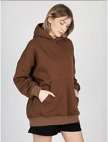 Sweatshirt oversized com bolso canguru hiccup