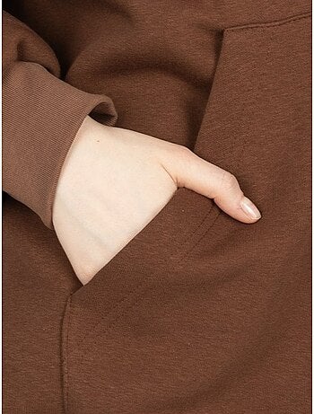 Sweatshirt oversized com bolso canguru hiccup