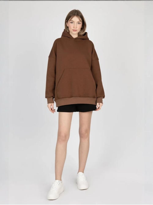 Sweatshirt oversized com bolso canguru hiccup - Kiabi