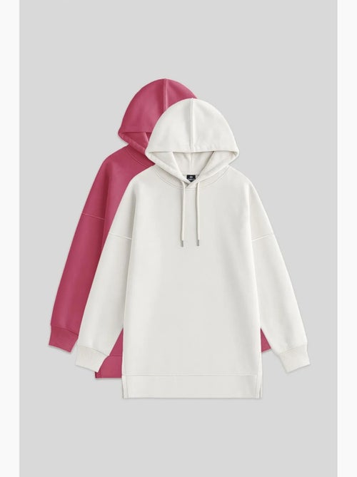 Sweatshirt oversized com capuz e bolso tommy - Kiabi Sweatshirt oversized com capuz e bolso tommy - Kiabi