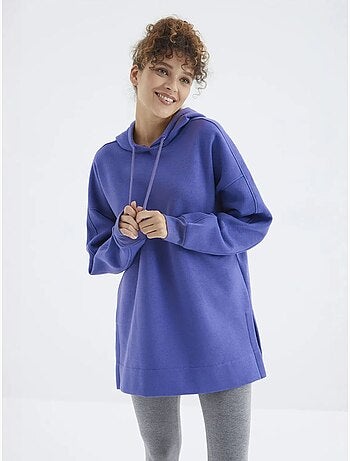 Sweatshirt oversized com capuz e bolso tommy