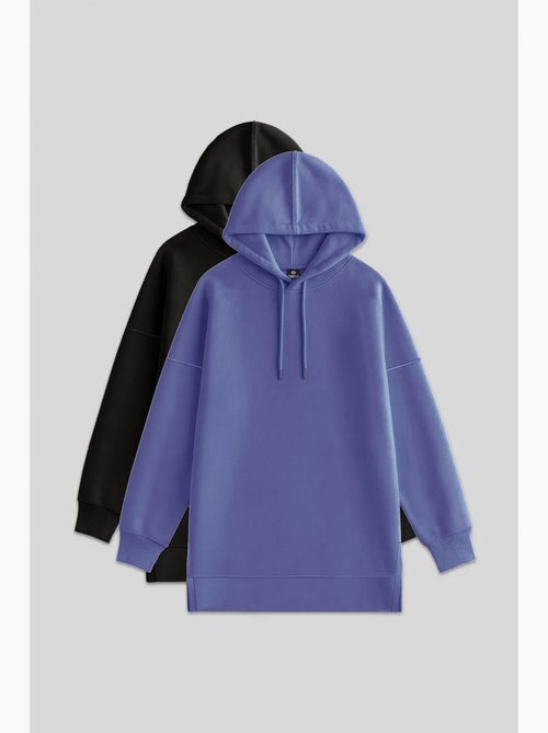 Sweatshirt oversized com capuz e bolso tommy - Kiabi