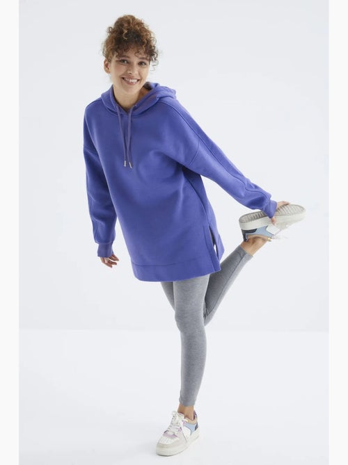 Sweatshirt oversized com capuz e bolso tommy - Kiabi