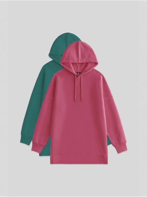 Sweatshirt oversized com capuz e bolso tommy - Kiabi Sweatshirt oversized com capuz e bolso tommy - Kiabi