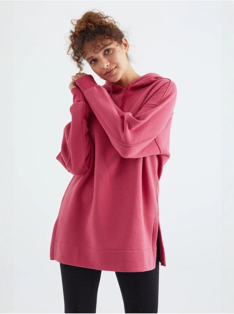 Sweatshirt oversized com capuz e bolso tommy Rosa doce - Kiabi