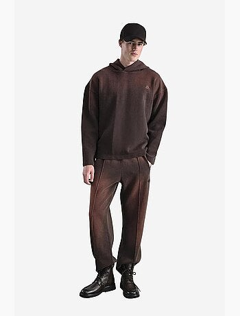 Sweatshirt oversized em malha com capuz giesto