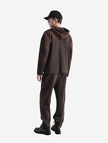 Sweatshirt oversized em malha com capuz giesto