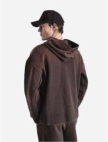 Sweatshirt oversized em malha com capuz giesto