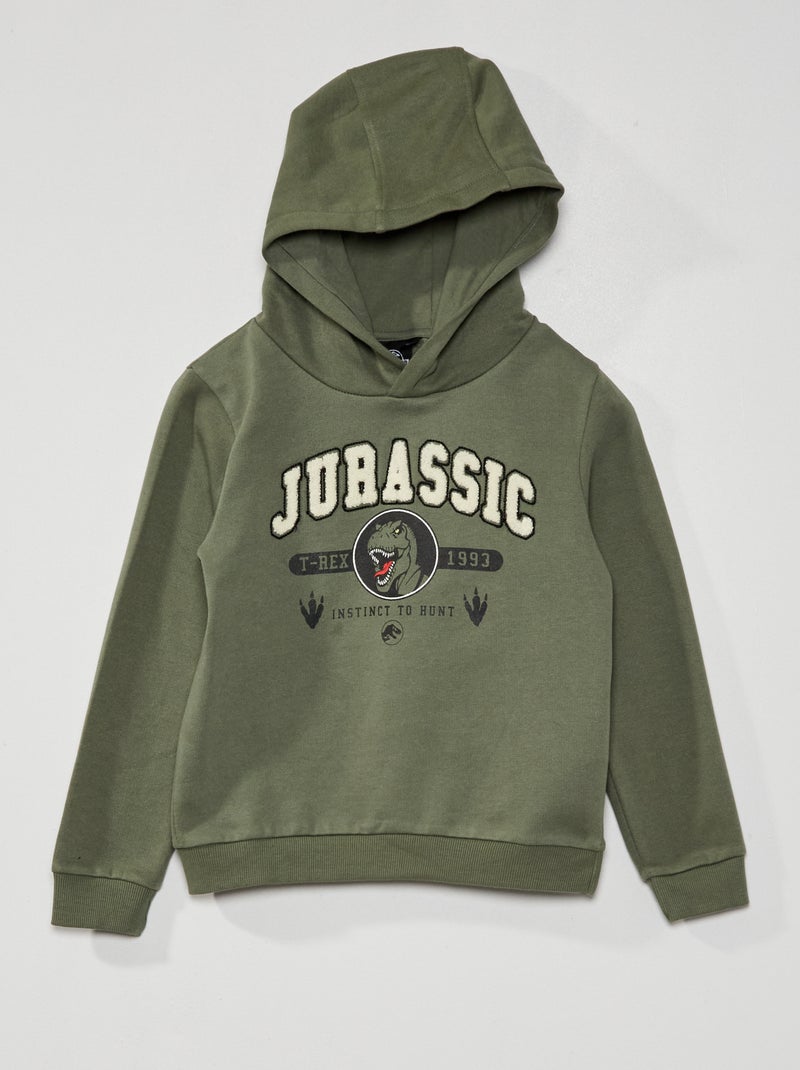 Sweatshirt 'Parque Jurássico' em moletão CAQUI - Kiabi