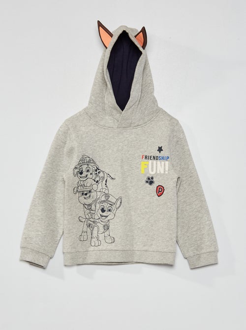 Sweatshirt Patrulha Pata com capuz com orelhas - Kiabi