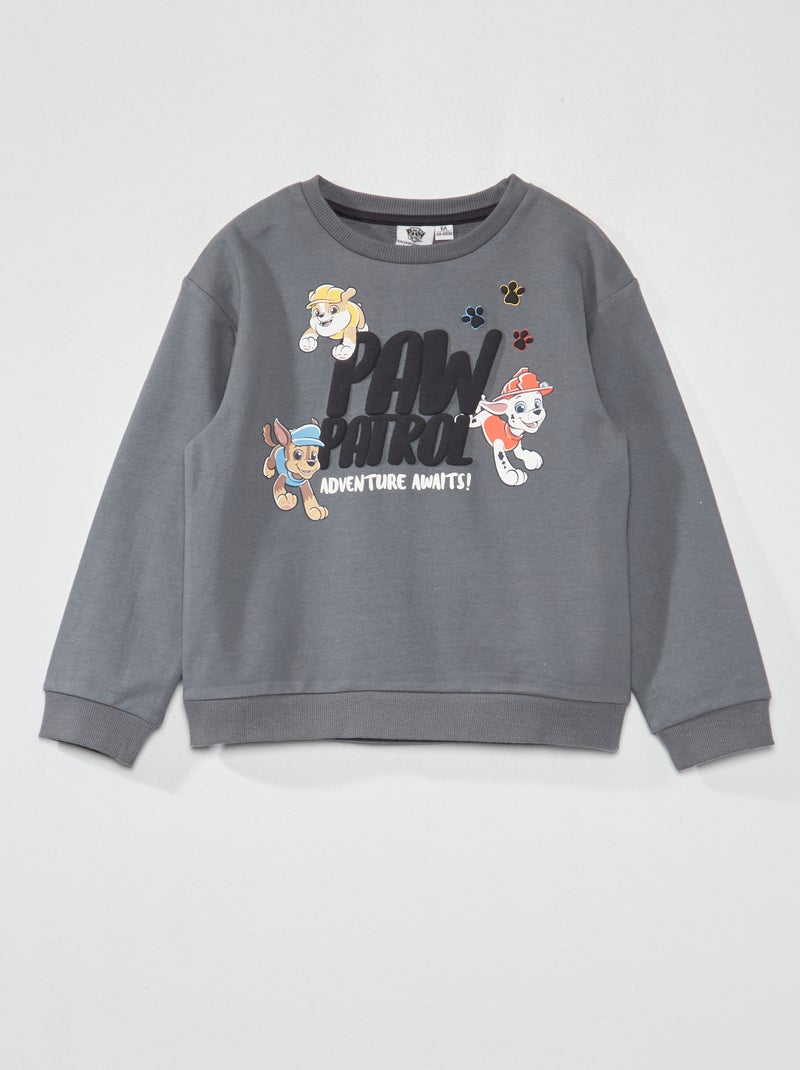 Sweatshirt 'Patrulha Pata' em algodão CINZA - Kiabi