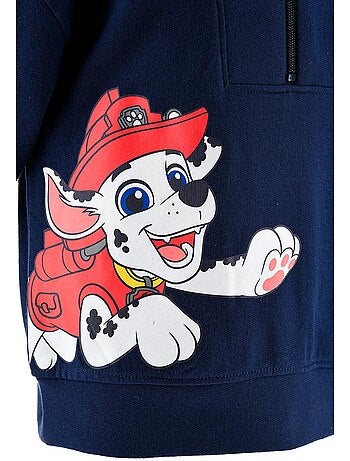 Sweatshirt paw patrol azul menino | licença oficial