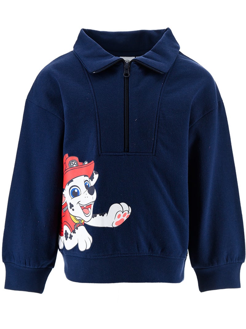 Sweatshirt paw patrol azul menino | licença oficial Azul - Kiabi