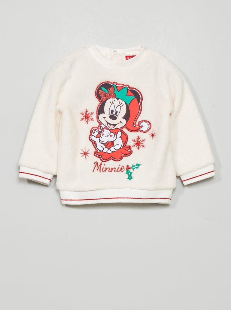 Sweatshirt polar - cru Ecru - Kiabi