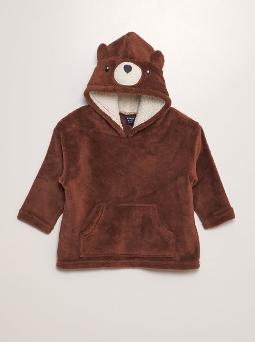 Sweatshirt polar com capuz - Kiabi