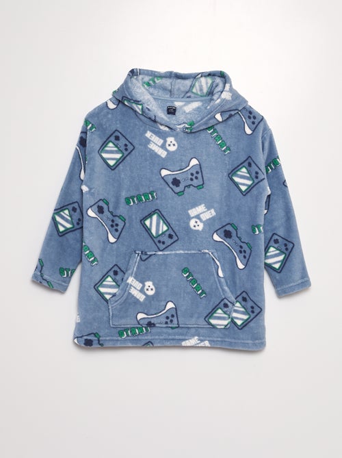 Sweatshirt polar com capuz e estampado - Kiabi