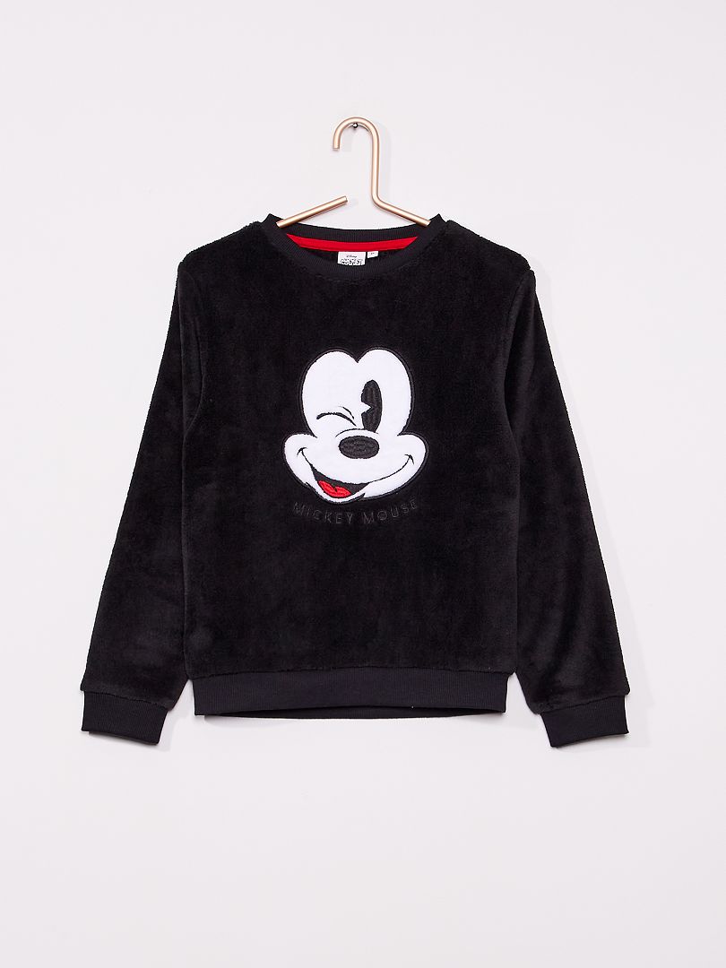 Sweatshirt polar 'Mickey' PRETO - Kiabi