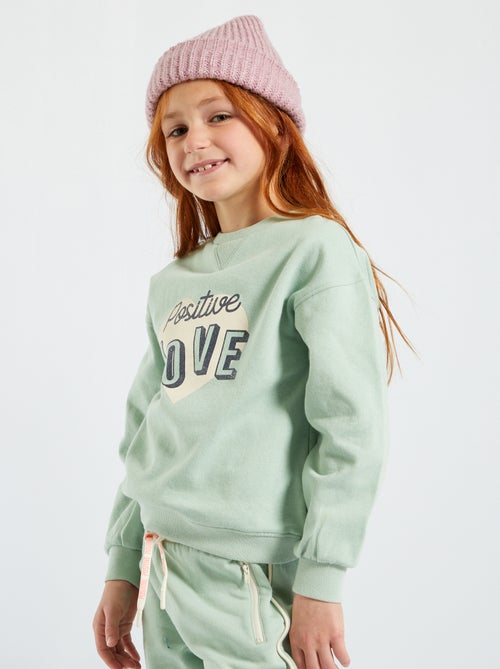 Sweatshirt 'Positive Love' - Kiabi