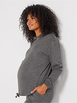 Sweatshirt pré-mamã com capuz - Kiabi