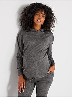 Sweatshirt pré-mamã com capuz - Kiabi