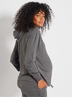 Sweatshirt pré-mamã com capuz - Kiabi