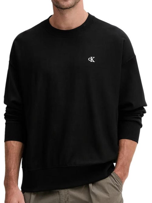Sweatshirt premium preto para homem calvin klein jeans lv04rc277g - Kiabi Sweatshirt premium preto para homem calvin klein jeans lv04rc277g - Kiabi