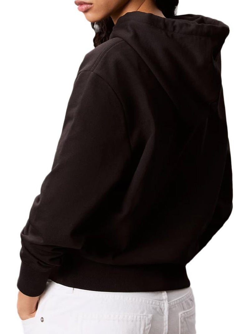 Sweatshirt preto feminino calvin klein jeans archive lv047c224g Preto - Kiabi