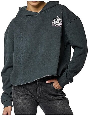 Sweatshirt Preto Feminino Kaporal SYBIL
