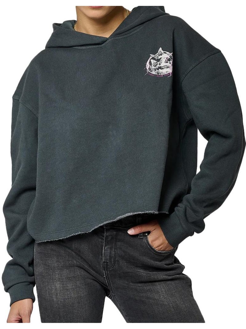 Sweatshirt Preto Feminino Kaporal SYBIL Preto - Kiabi