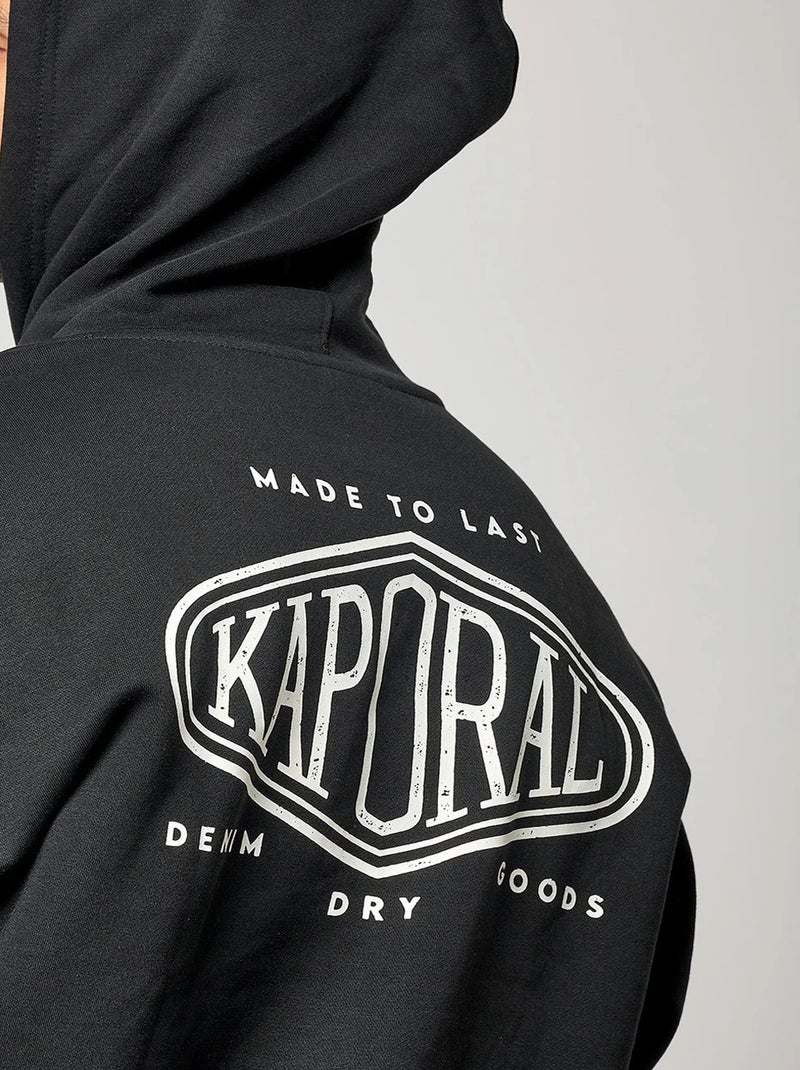 Sweatshirt preto masculino kaporal vardoh Preto - Kiabi
