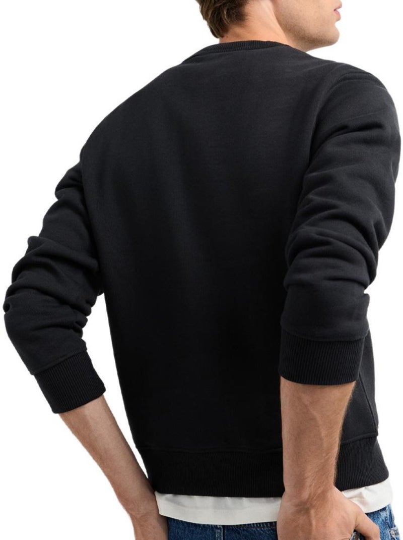 Sweatshirt preto masculino pepe jeans jefferson Preto - Kiabi