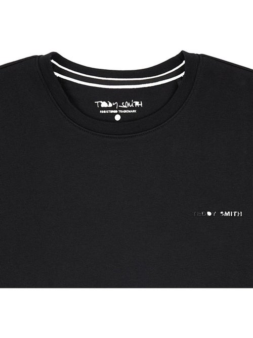 Sweatshirt preto masculino teddy smith snark - Kiabi Sweatshirt preto masculino teddy smith snark - Kiabi