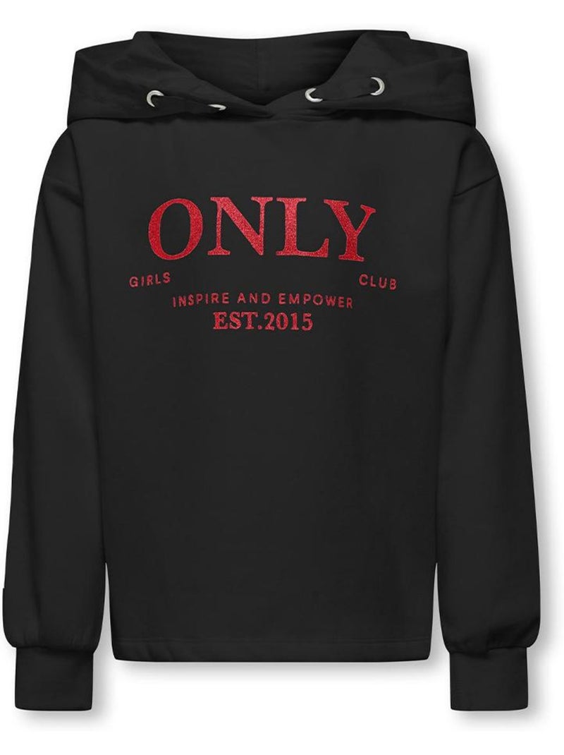 Sweatshirt Preto para Menina Kids ONLY Wendy Preto - Kiabi